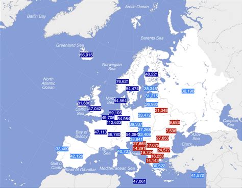 List of sovereign states in Europe by GDP (PPP) per capita in 2019 : europe