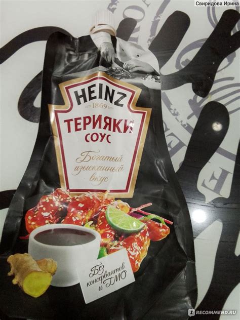 Соус Heinz Терияки - «Любителям Японской кухни» | отзывы