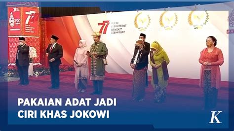 Jokowi Pakai Baju Adat Bangka Belitung Di Sidang Tahunan MPR YouTube