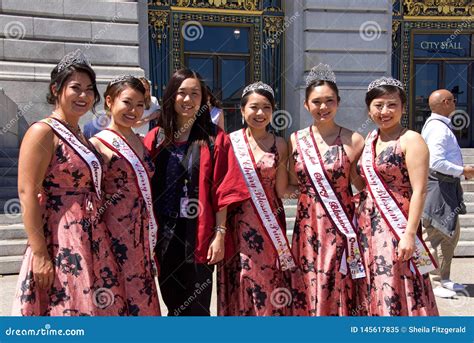Cherry Blossom Grand Parade San Francisco 2019 Editorial Image Image