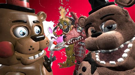 Gmod Fnaf Withereds Vs The Toy Animitronics Youtube