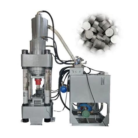 Easy Operation Scrap Iron Steel Filings Sharp Metal Briquetting Machine