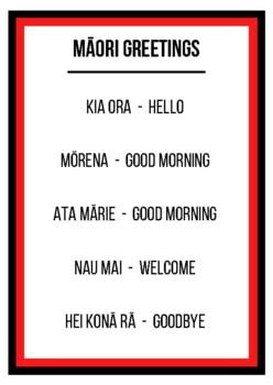 Kia ora! Learn how to say hello in Maori