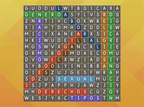 Sopa De Letras Etica Wordsearch