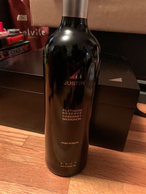 2017 Justin Vineyards And Winery Cabernet Sauvignon Platinum Reserve Usa