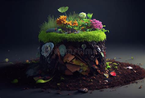 Compost Waste in a Compost Pit. Stock Image - Image of dump, decompose ...