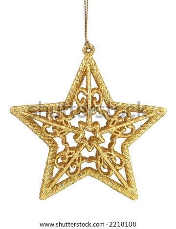 Christmas Star Ornament Stock Photo 2218108 : Shutterstock