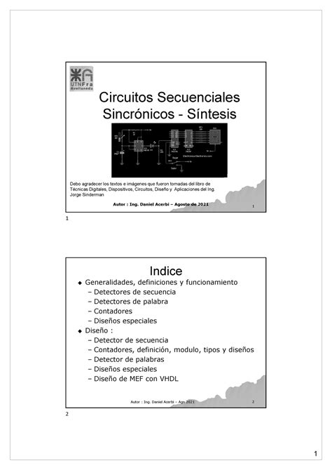 Ctos Secuenciales Sincronicos Sintesis V Circuitos Secuenciales