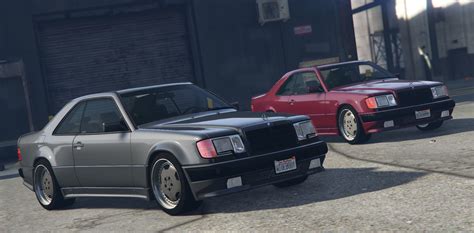 1987 Mercedes Benz 300ce Amg 6 0 Hammer 2 Pack [ Add On Replace Fivem Lods] Gta5