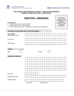 Fillable Online Individual Digi Sign Form Pdf Fax Email Print PdfFiller