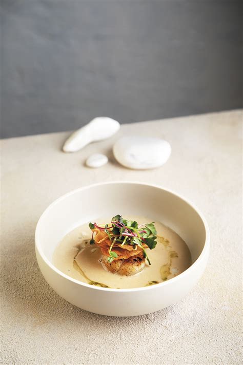 Food And Travel Magazine Seared Scallops With Jerusalem Artichoke