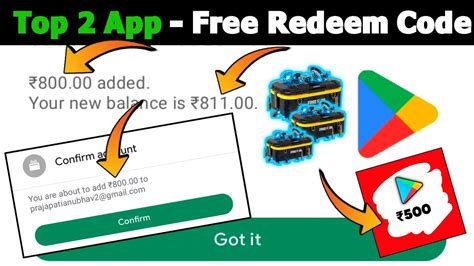 Top Best Google Play Redeem Code Google Play Gift Card Free