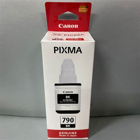 Jual Tinta Canon Gi Bk Black Ink Bottle Hitam Original Di Lapak