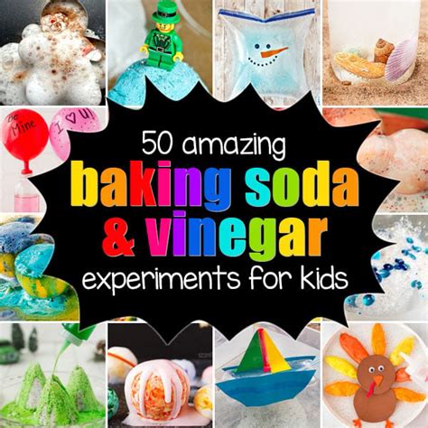 50 Fun Baking Soda And Vinegar Experiments For Kids