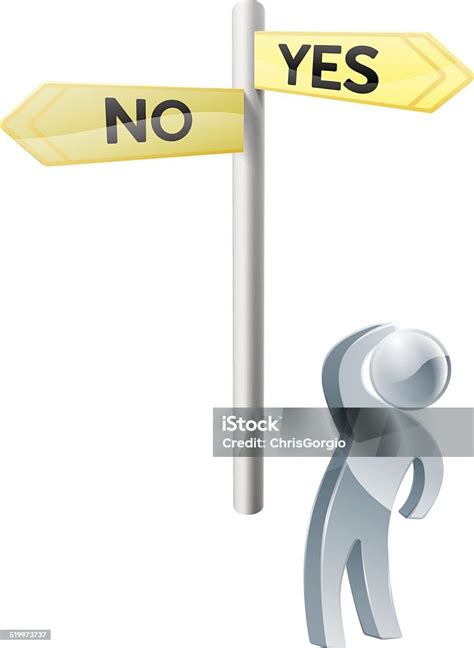ya  tidak  pilihan ilustrasi stok  gambar