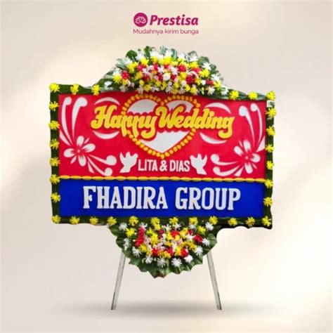 Karangan Bunga Papan Wedding Indonesia Ig05 Prestisa