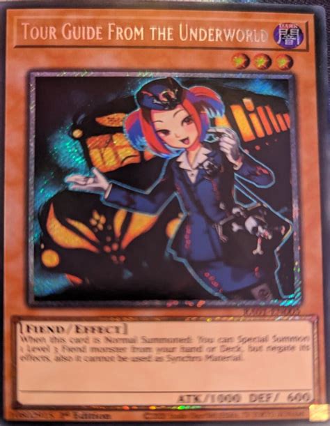 Tour Guide From The Underworld Platinum Secret Rare Ra En Prices