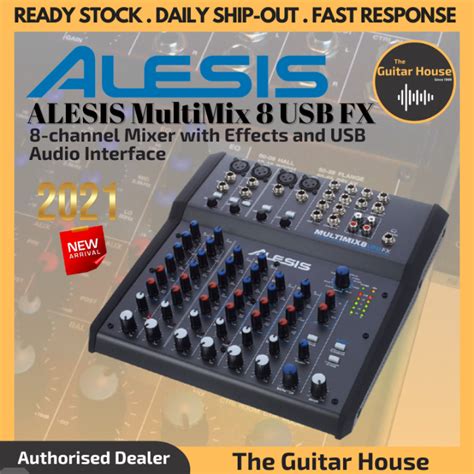 Alesis Multimix Usb Fx Channel Mixer With Effects And Usb Audio