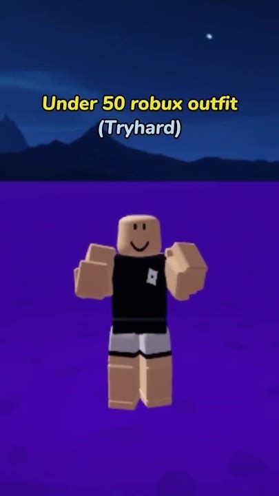 Under 50 Robux Outfit Idea Tryhard Itsmarysia Youtube