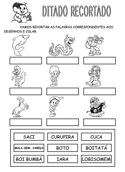 Folclore Turma Da M Nica Atividades E Desenhos Colorir Imprimir Ii