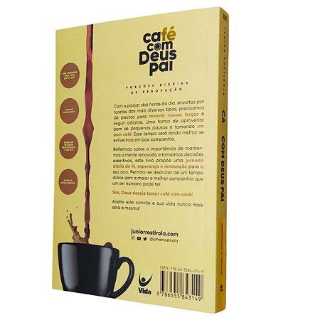 Livro Devocional Caf Deus Pai Junior Rostirola Vida Gospel