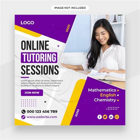 Premium PSD Online Education Related Instagram Banner Or Social Media