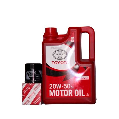 Toyota 20w 50 Motor Oil 4 Litres Toyota Oil Filter For Toyota Corolla