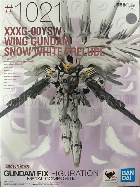 Bandai Gffmc Metal Fix Wing Gundam Snow White Prelude