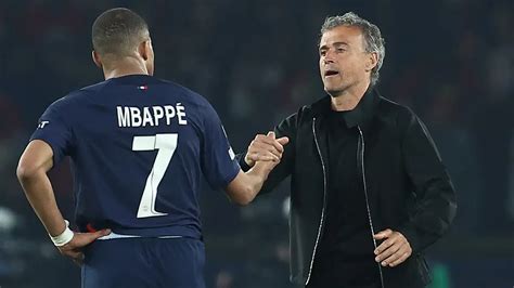 Psg Boss Luis Enrique Snubs Outgoing Kylian Mbappe As He Names