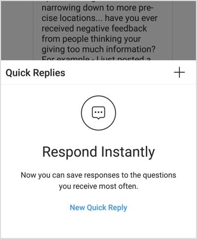 How To Use Instagram Quick Replies For Direct Messages OlderpreneurPRO