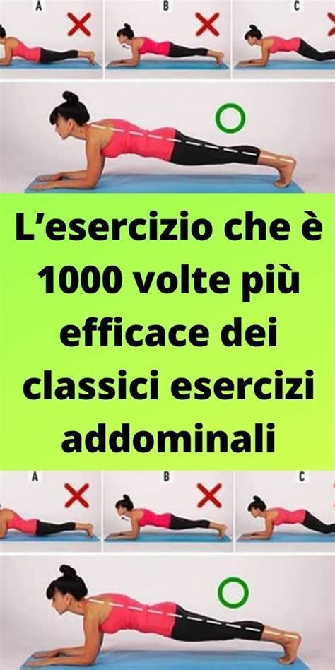 Lesercizio Che Volte Pi Efficace Dei Classici Esercizi