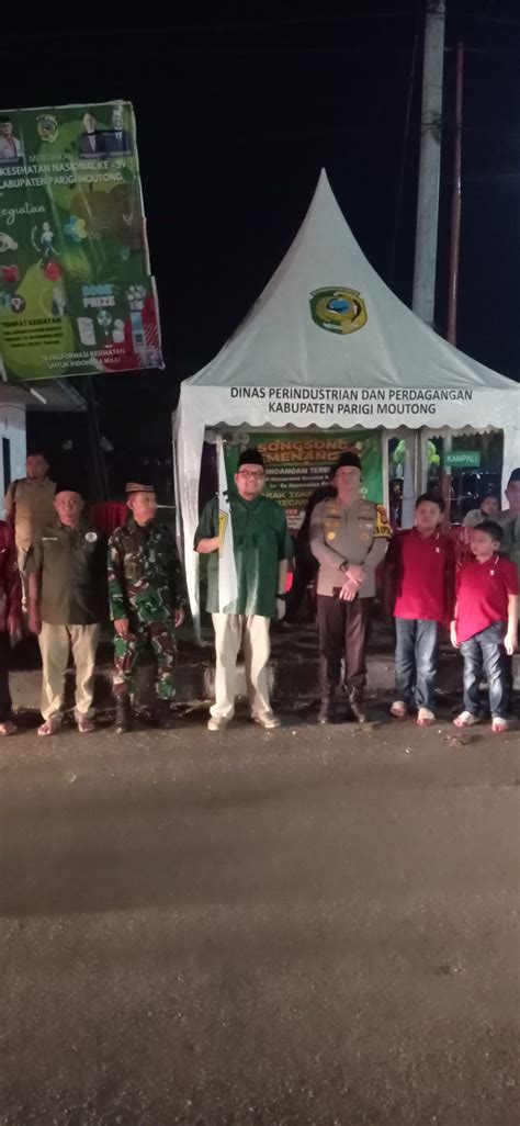 Pj Bupati Parimo Lepas Pawai Takbiran Sambut Idul Fitri H