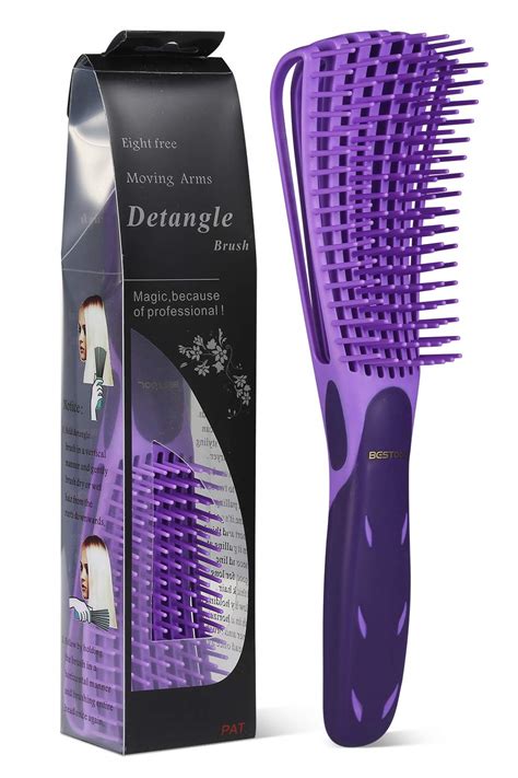 BESTOOL Ergonomic Detangler Brush For Curly Hair