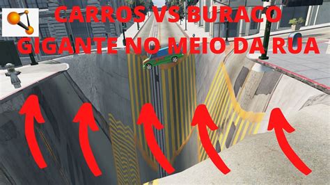 Carros Vs Buraco Na Rua Beam Ng Drive Cars Vs Big Hole Youtube