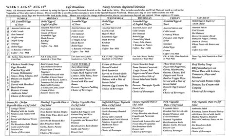 Nutrition And Dining Broadview Residential Care Center