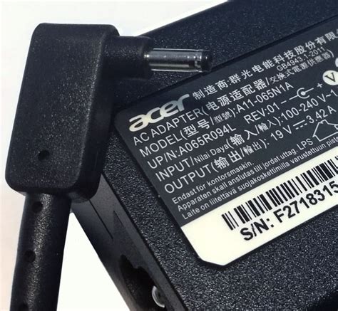 Блок питания Acer 19V 3.42А V3-371 зарядка ноутбуков Swift 3 SF315-52 ...