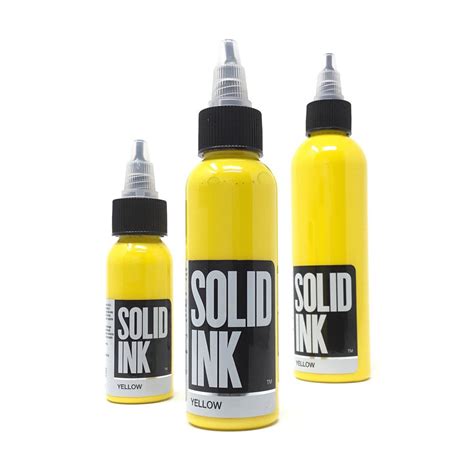 Solid Ink – Yellow | T-PRO Tattoo Supply