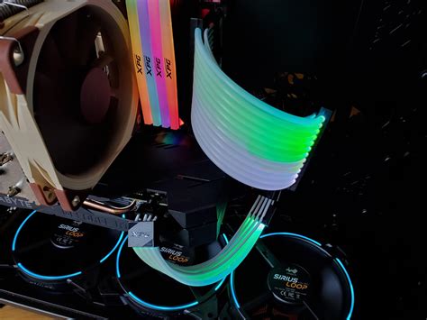 Adatas XPG Prime ARGB Extension Cables Review Stiff RGB Cable