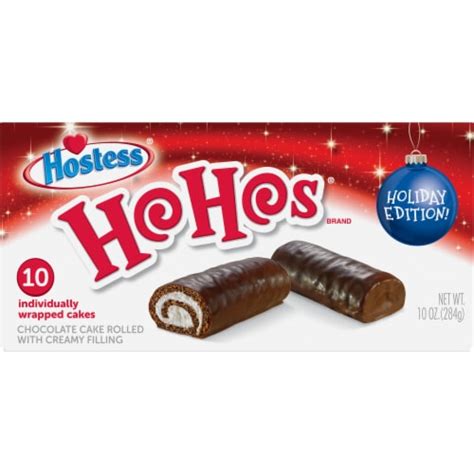 Hostess HoHos Chocolate Snack Cake 10 Ct 1 Oz Smiths Food And Drug