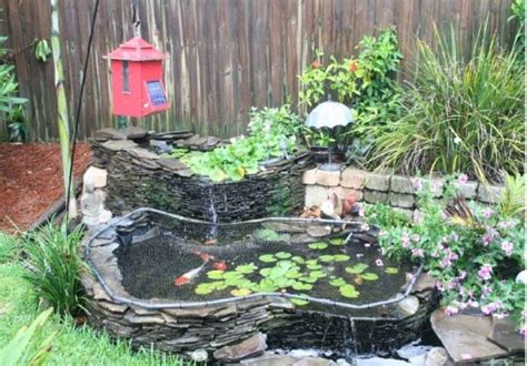 Cute Minimalist Fishpond Design For Privacy Small Backyard Ponds