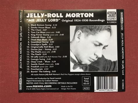 Jelly Roll Morton Mr Jelly Lord Recordings 1924 `30