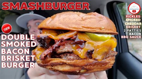 Smashburger® Double Smoked Bacon Brisket Burger Review 🥓🐄🍔 Youtube