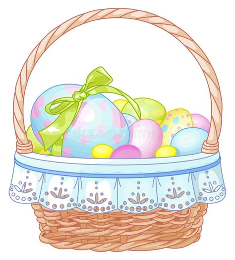 Easter Basket Stock Vector Illustration Of Meadow Traditional 4112169