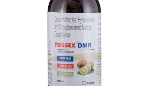 Tossex Dmr Syrup Chlorpheniramine Maleate 2mg Dextromethorphan