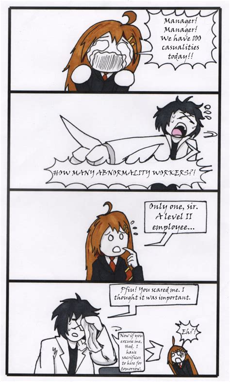 Lobotomy Corporation 4koma#6 by Baka2niisan on DeviantArt