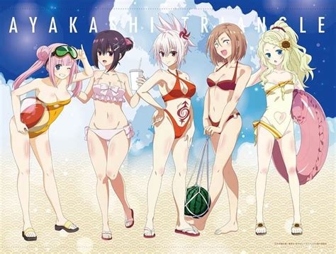 Rule 34 5girls Ayakashi Triangle Beach Beach Ball Bikini Kanade Suzu