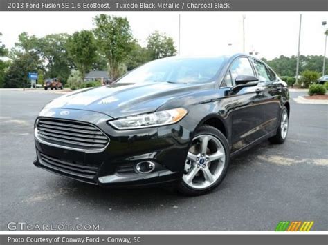 Tuxedo Black Metallic 2013 Ford Fusion Se 16 Ecoboost Charcoal Black Interior Gtcarlot