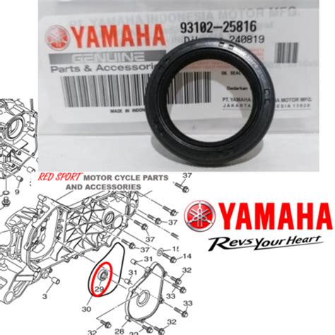 Oil Seal Pulley For Mio I Soul I Yamaha Genuine