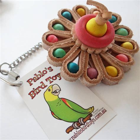 Pablos Festive Flower Holiday Bird Toys From Australia