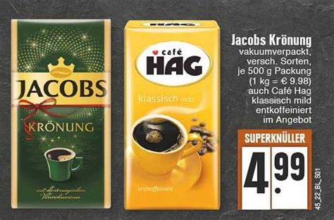 Jacobs Krönung Angebot bei EDEKA 1Prospekte de